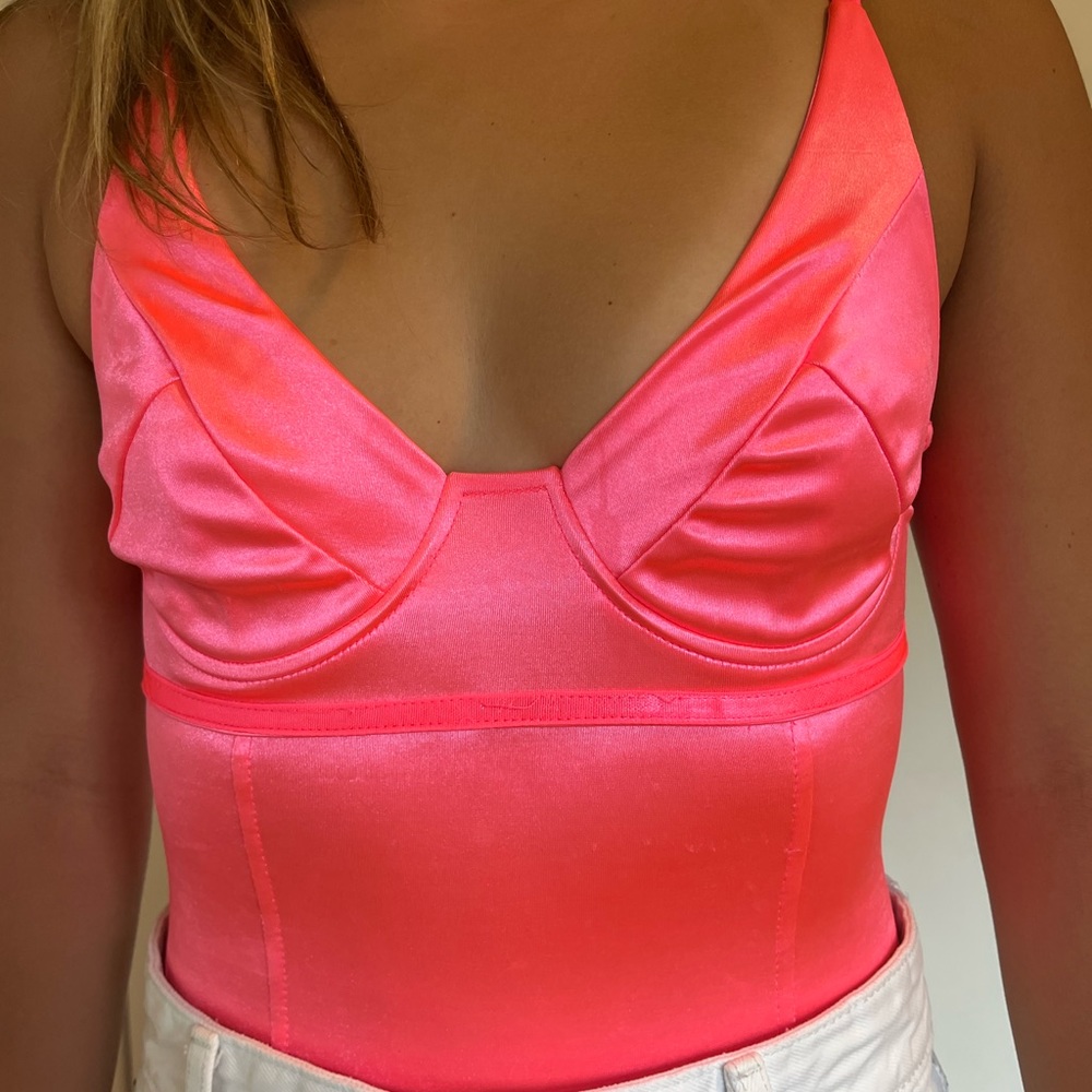 Neon Pink Bodysuit